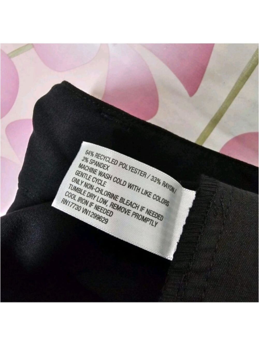Wild Fable Black Wide Leg high-rise Trousers in a relaxed fit - Picture 4 of 4